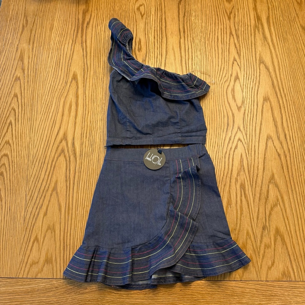 Little Olin Skirt Top Set